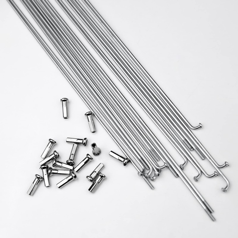 LUXU 36 Pcs 14G J Bend Bicycle Stainless Steel Spokes,Cycle
