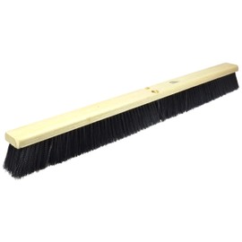 Weiler 42095 36" Medium Sweep Floor Brush, Black Polypropylene Fill, Includes Brace
