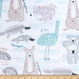 Shannon Minky Digital Cuddle Outback Simply Taupe, Fabric by The Yard