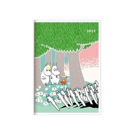 Sunstar Stationery Moomin 2025 Notebook, Monthly B6, Nakama A, S2958171