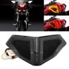 EVGATSAUTO Motorcycle LED Taillight, 1Pc Smoky Lens LED Tail Light,