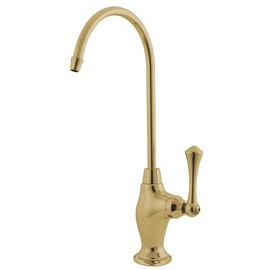 Kingston Brass Gourmetier KS3192BL Vintage Single Handle Water Filtration Faucet, Polished Brass