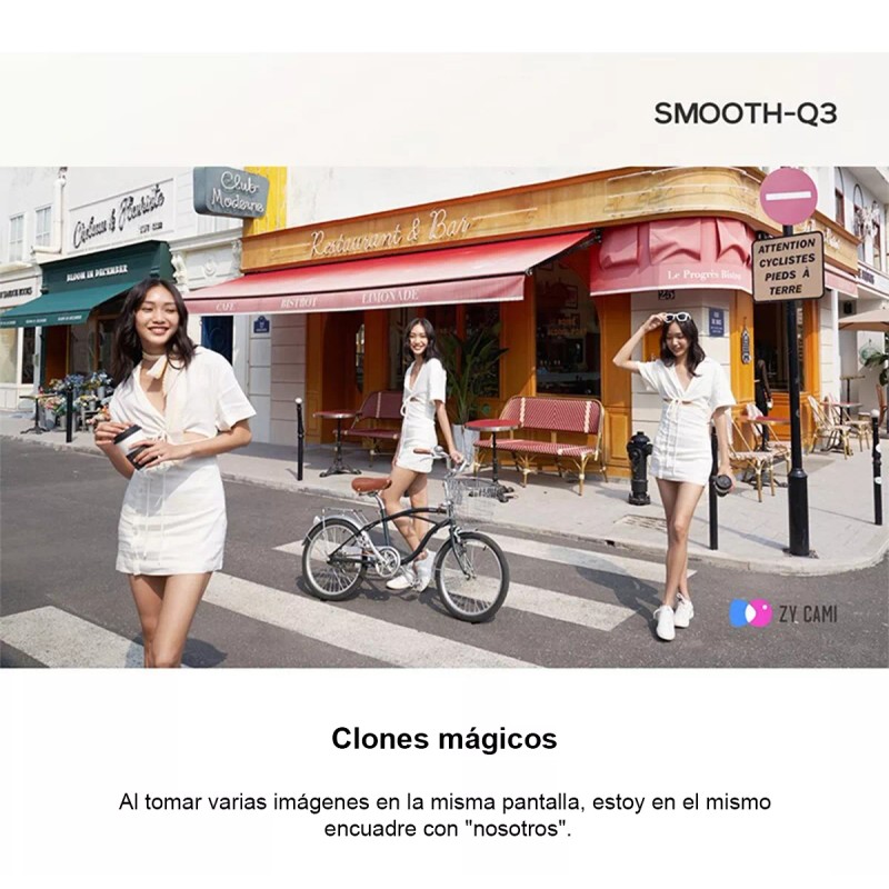 Zhiyun Smooth Q3 Gimbal Estabilizador 3 Ejes Para Smartphone Color