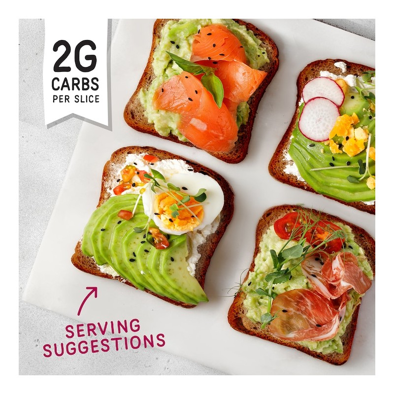 Fitbakes Keto Flaxseed Bread: 2G Carbs, High Protein