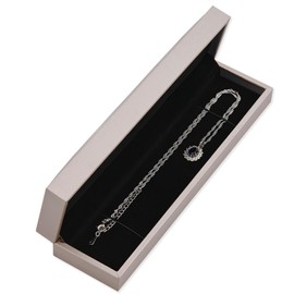 Xreisi Necklace Case Chain Jewelry Box Bracelet Pendant Box XR-1006/XR-1003 (XR-1003 Necklace Case(2 Pieces), Golden Color