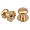 20pcs 9x8x9mm Head Button Brass Studs Screwback Screw Nail For