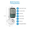 Digital Timer Socket with Countdown and Loop Mode, Maxcio Programmable