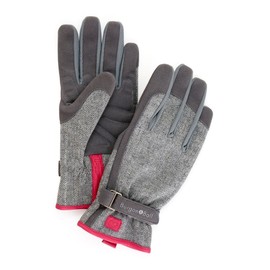 Burgon & Ball Love The Glove Ladies Gardening Gloves, Medium/Large, Tweed Grey