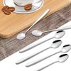 Pack of 6 19.8 cm Long Ice Cream Spoons, Stainless