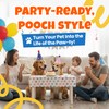Dog Birthday Party Hat Set, Reusable & Adorable Kitty/Doggy Birthday