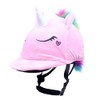 QHP Helmet Cover for Equestrian Helmets - Unicorn Design, One
