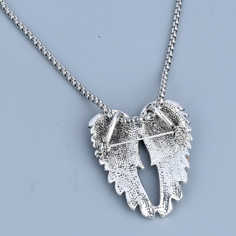 Broche de ala de ángel de la guarda para mujer,