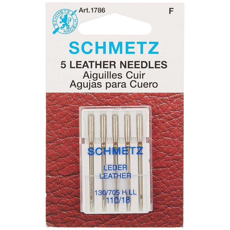 Schmetz Leather Machine Needle Size 18/110 (2 Pack)
