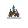 Shoeless Joe Highland Cow Wintery Scene Christmas Decoration