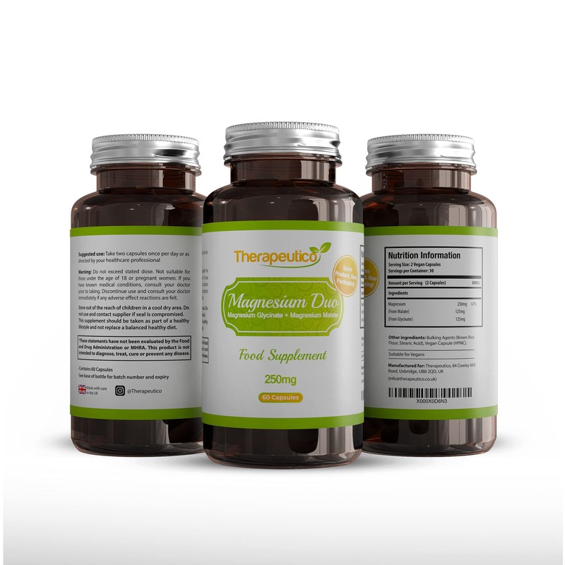Magnesium Glycinate & Magnesium Malate Blend | High Strength |