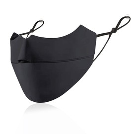 UV Protective Balaclavas Headwear Face Mask, UPF 50+, Breathable Washable Summer Outdoor Face Cover Mask, Golf Face Cover Dark Grey