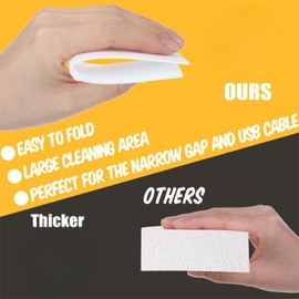 200 Pack Eraser Sheets Disposable Cleaning Sponge Thin Foam Sponge Nano White Eraser Wipes for Bathroom Kitchen Dish Furniture, Hard to Reach Places