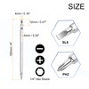 sourcing map Magnetic Double Ended Screwdriver Bit 4mm PH2/SL6 6"/150mm