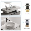 Rockgoya Bathroom Sink Drain,Drain Stopper Bathroom Sink Without Overflow,Pop Up