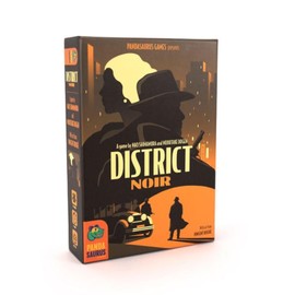Juego de cartas District Noir – Controla el inframundo criminal en una batalla estratégica, divertido juego familiar para niños y adultos, mayores de 10 años, 2 jugadores, tiempo de juego de 10 a 20