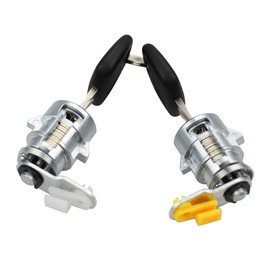 RLB-HILON Door Lock Cylinder Set Compatible with Toyota 4runner 1989 to 1998 Year, for Toyota Pickup 1989 to 1995 Year Front Driver & Passenger Side Door Lock Kit