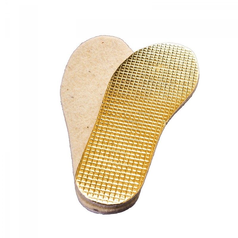 Delux_Fashion Comfort Insoles Gold Gold, gold