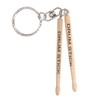 Mini Drum Sticks Keychain Wooden Decoration Accessory Percussion 2 Drumstick