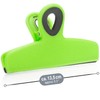 com-four® 6 x Sealing Clips for Bags - Wide Sealing