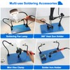 Magnetic Helping Hands Soldering Fume Extractor with Light, Third Hand