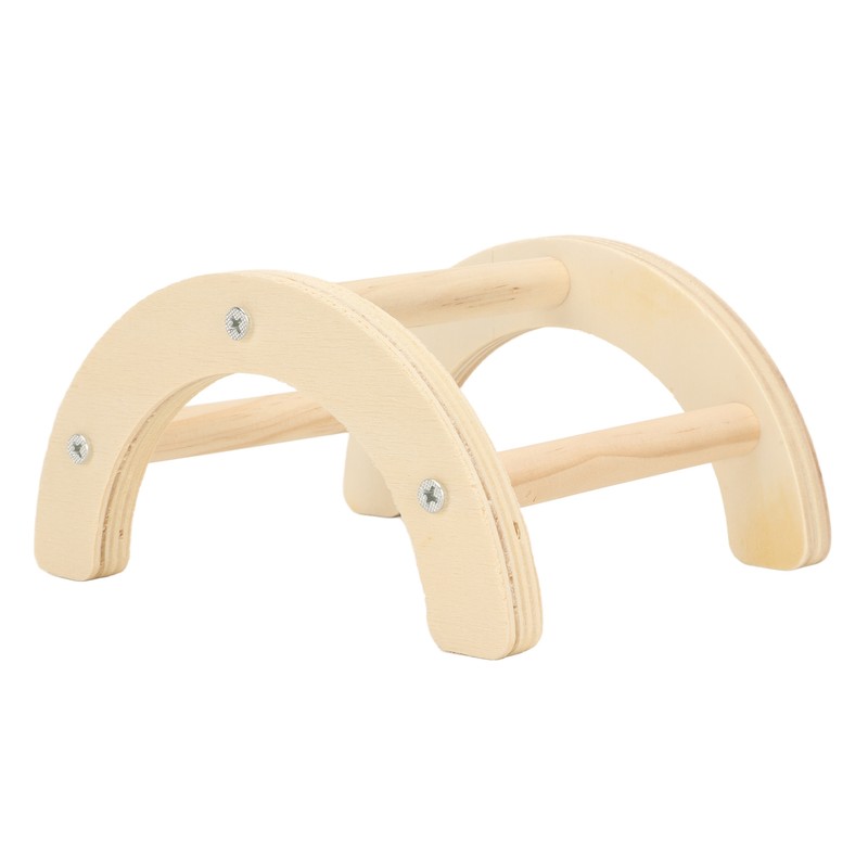 Chick Perch Paw Grinding Stable Structure Arch Shape Wooden Chicken