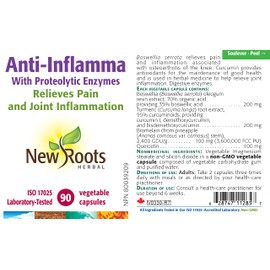 New Roots Herbal - Anti-Inflamma - 90 capsules - Inflammation Support
