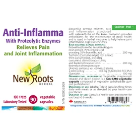 New Roots Herbal - Anti-Inflamma - 90 capsules - Inflammation Support
