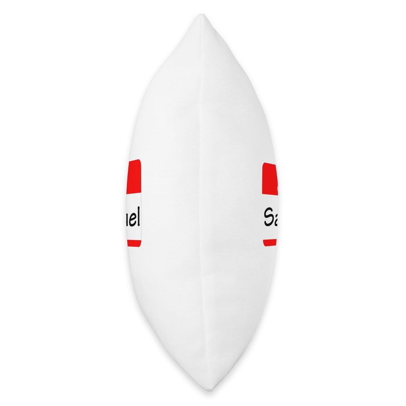 Samuel, Hello My Name is Name Tag, Badge Throw Pillow