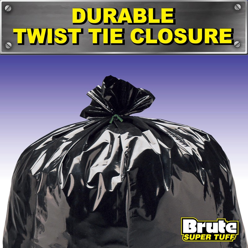 Brute Super Tuff Heavy Duty Contractor Bags, Extra Large Trash