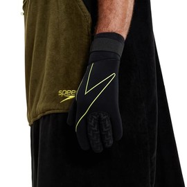 Speedo Unisex Swim Gloves | Pool Essentials, Black, S