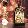 Snow Globe Christmas with Snowman Elk, Lighted Christmas Snow Globes