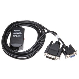 vhbw Serial Adapter Programming Cable RS-232 Compatible with Computers and Peripherals Siemens Simatic S5 90U CPU 90 300 cm Black