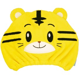 Skater TOC11-A Quick-Drying Towel Cap, Hair Drying, Towel, Shimajiro for Boys and Girls