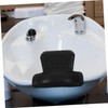 KOMBIUDA Bath Neck Pillow with Suction Cups Pu Cushion for