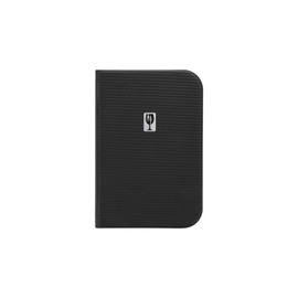 SECURIT - Essential Line Menu - 6 Hard Double Sided Inserts = 12 A4 Pages - Rigid PVC Cover with Screen Printed Label - For Cafes, Bars, Restaurants - Black