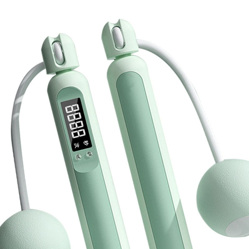 Jump Rope with Counter Rechargeable Cordless Weighted Smart Skipping Rope