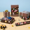WERNNSAI Monster Truck Reversible Wrapping Paper Roll - 1 Roll