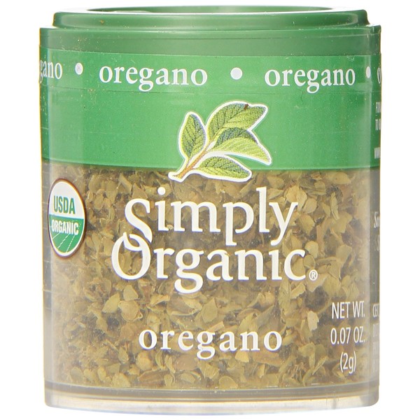 Simply Organic Oregano Leaf, Cut & Sifted, Certified Organic | 0.07 oz | Pack of 6 | Origanum onites