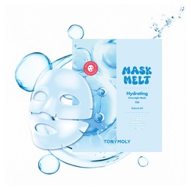 TONYMOLY Mask Melt Hydrating Hydrogel Overnight Face Mask – Vegan Banana PDRN + Hyaluronic Acid – Deep Moisturizing & Skin-Repairing Korean Skincare Treatment, 1 Sheet, K-Beauty Hydration Mask