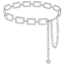 LIMHOO Metal Waist Chains for Fashion Women's Body Belt Chain Belt for Dress Vest Jeans, Metal