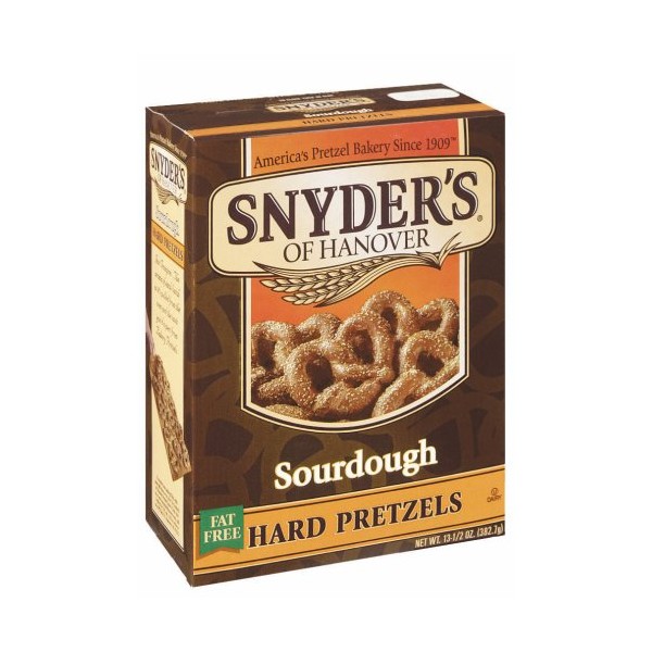 Snyder's of Hanover Sourdough Hard Pretzels Box, 13.5 oz