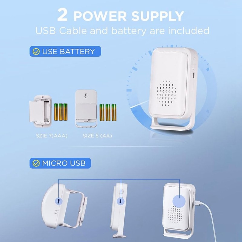 Nxyupv Bed Sensor Alarm for Elderly Dementia Patients - Wireless