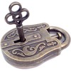 MAGIKON Traditional Brain Teaser, Classical Puzzle Magic Toy (Key-Lock)