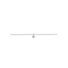 Elli Labradorite Solitaire Choker Necklace 925 Silver, Labradorite