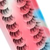 Half False Eyelashes, 10 Pairs False Eyelashes, Russian Strip Lashes,